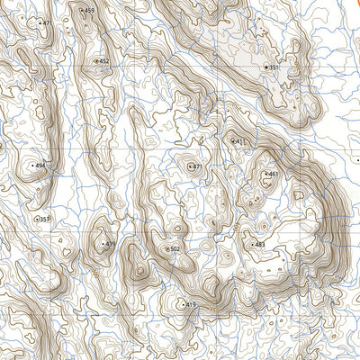 nswtopo 4564-S BOW RIVER & MISTAKE CREEK digital map