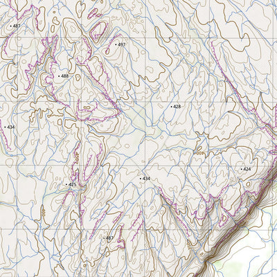 nswtopo 4565-N SAW & CABBAGE TREE CREEK digital map