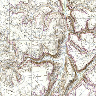 nswtopo 4566-S MOUNT COCKBURN & TIER RANGE digital map
