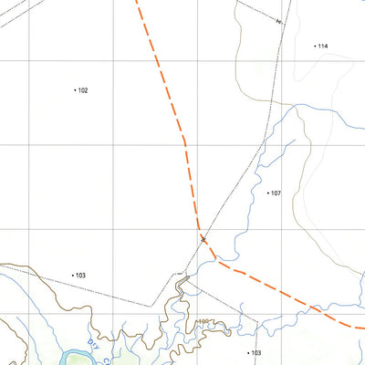 nswtopo 4664-N LISSADELL & ROSEWOOD digital map