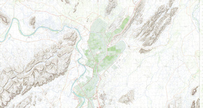 nswtopo 4666-N IVANHOE & PINCOMBE CREEK digital map
