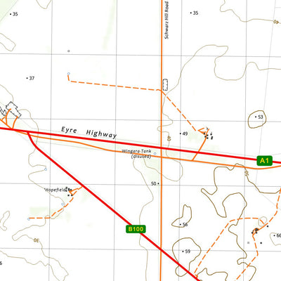 nswtopo 5633-N MALTEE & THEVENARD digital map