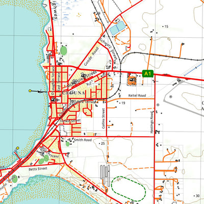 nswtopo 5633-N MALTEE & THEVENARD digital map