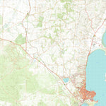 nswtopo 6028-N WANILLA & LINCOLN digital map