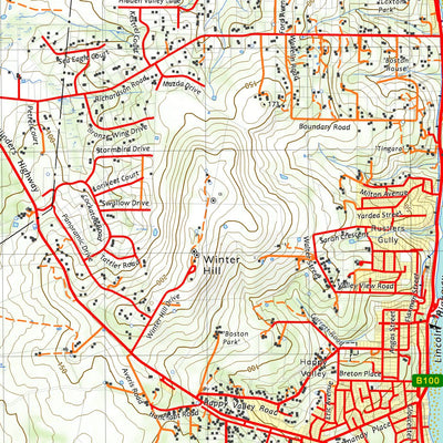 nswtopo 6028-N WANILLA & LINCOLN digital map