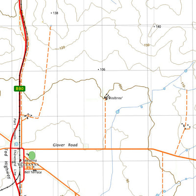 nswtopo 6029-N YEELANNA & COCKALEECHIE digital map