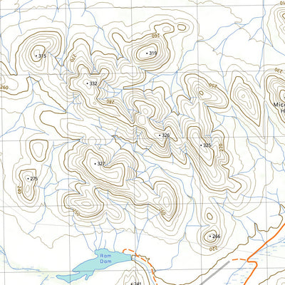 nswtopo 6232-N UNO & WARTAKA digital map