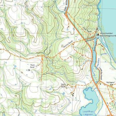 nswtopo 6426-1 PENNESHAW & 6526-3 WILLOUGHBY digital map