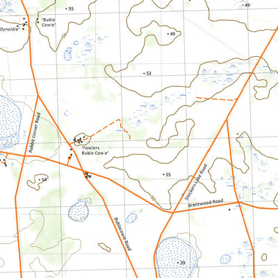 nswtopo 6428-S MINLATON & STANSBURY digital map