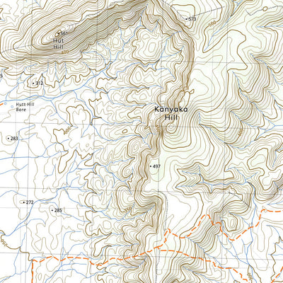 nswtopo 6533-N WILLOCHRA & KANYAKA digital map