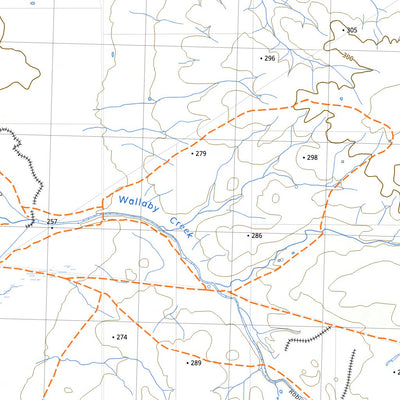 nswtopo 6533-S QUORN & MOOCKRA digital map