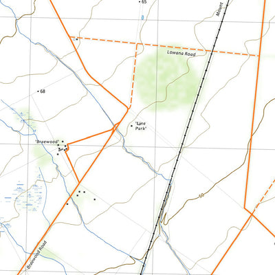 nswtopo 6627-2N MILANG NORTH digital map