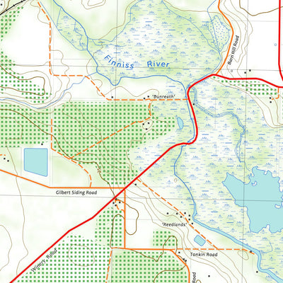 nswtopo 6627-2S MILANG SOUTH digital map