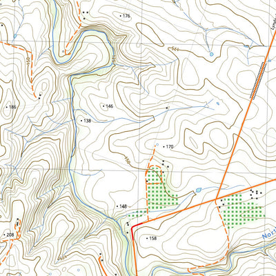 nswtopo 6628-1N BAROSSA NORTH digital map