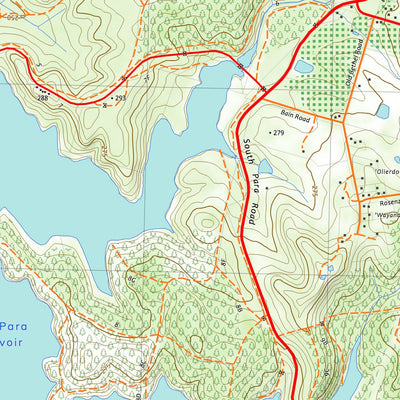 nswtopo 6628-1S BAROSSA SOUTH digital map