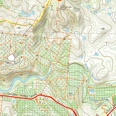 nswtopo 6628-2N ONKAPARINGA NORTH digital map