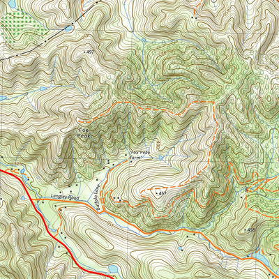nswtopo 6628-2N ONKAPARINGA NORTH digital map
