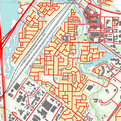nswtopo 6628-3N ADELAIDE NORTH digital map