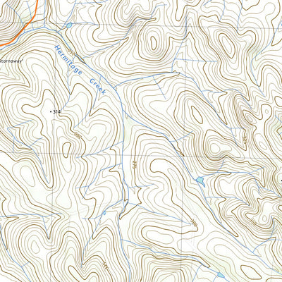 nswtopo 6629-4S HALBURY SOUTH digital map