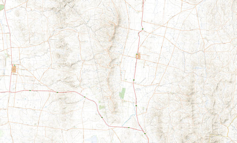 nswtopo 6630-1N BURRA NORTH digital map