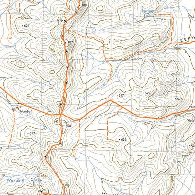 nswtopo 6631-S BUNDALEER & HALLETT digital map