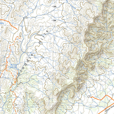 nswtopo 6632-N ORROROO & YALPARA digital map