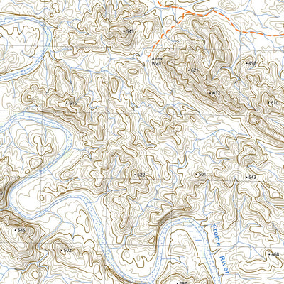 nswtopo 6637-S BURR WELL & SERLE digital map