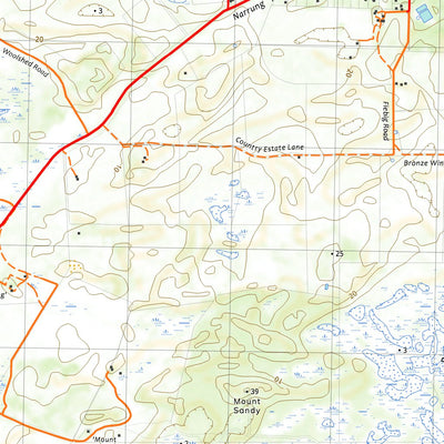 nswtopo 6726-E MENINGIE & MAGRATH FLAT digital map