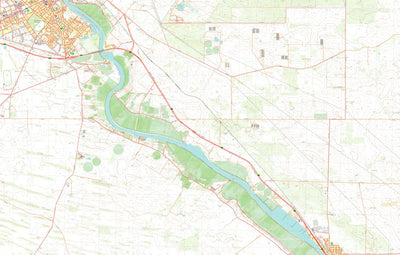 nswtopo 6727-1S MOBILONG SOUTH digital map