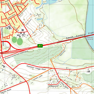 nswtopo 6727-1S MOBILONG SOUTH digital map