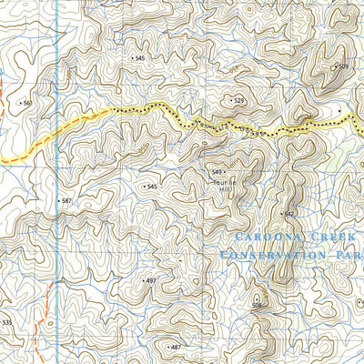 nswtopo 6731-S CAROONA & WILLARA digital map