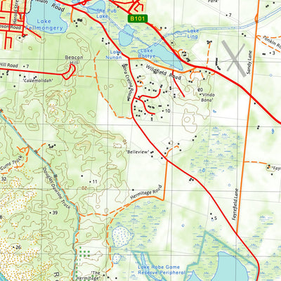 nswtopo 6823-E ROBE & BEACHPORT digital map