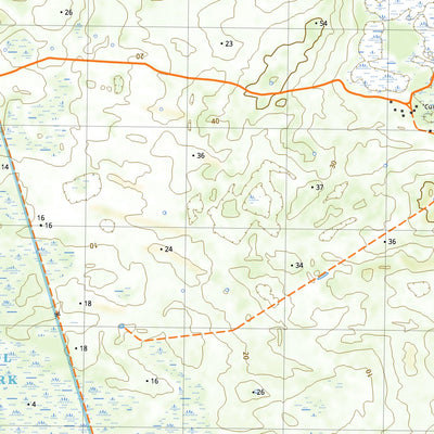 nswtopo 6825-N SANTO & TAUNTA digital map