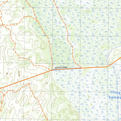 nswtopo 6825-S CANTARA & TILLEY SWAMP digital map