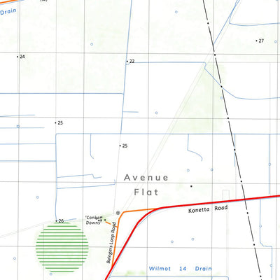 nswtopo 6923-N KONETTA & CONMURRA digital map