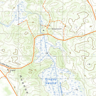 nswtopo 6924-N GYP GYP & MARCOLLAT digital map