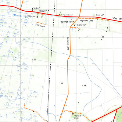 nswtopo 7023-S MONBULLA & PENOLA digital map
