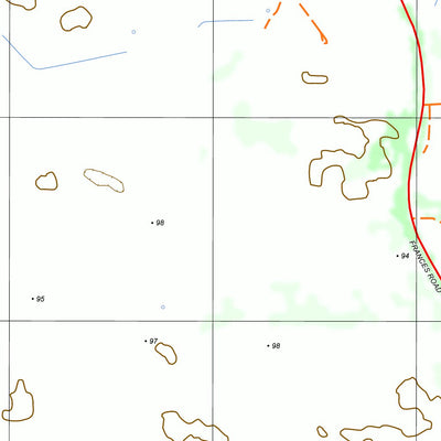nswtopo 7024-1-N MT MOFFAT NORTH digital map