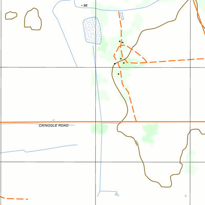 nswtopo 7024-1-S MT MOFFAT SOUTH digital map