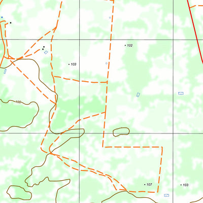 nswtopo 7024-1-S MT MOFFAT SOUTH digital map