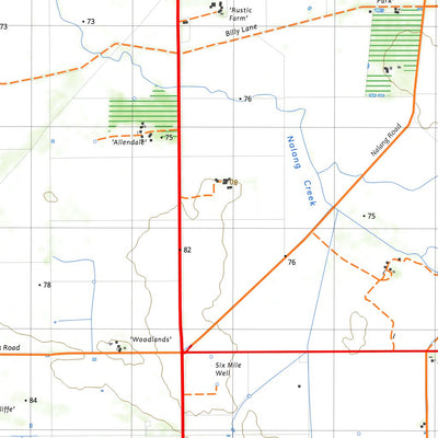 nswtopo 7025-S MUNDULLA & TATIARA digital map