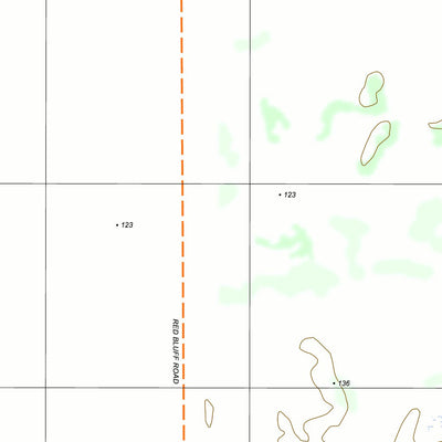 nswtopo 7026-2-S RED BLUFF SOUTH digital map