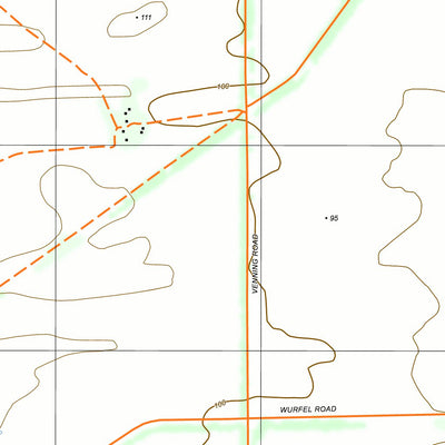 nswtopo 7027-1-S MANYA SOUTH digital map