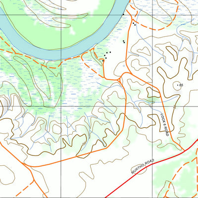 7029-1-N LACY NORTH Map by nswtopo | Avenza Maps