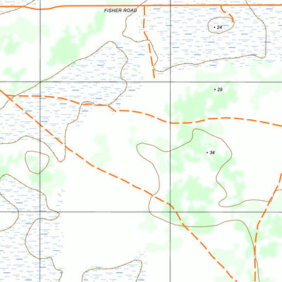 nswtopo 7029-2-S CARWARP SOUTH digital map
