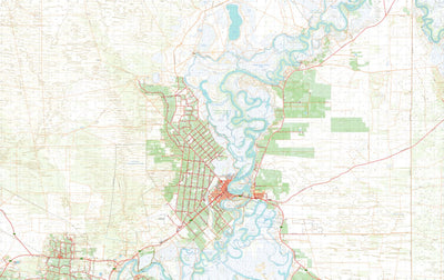 nswtopo 7029-N RENMARK & PARINGA digital map