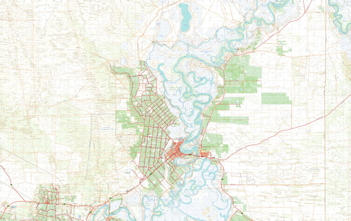 7029-N RENMARK & PARINGA Map by nswtopo | Avenza Maps
