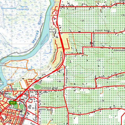 nswtopo 7029-S YAMBA & LOXTON digital map