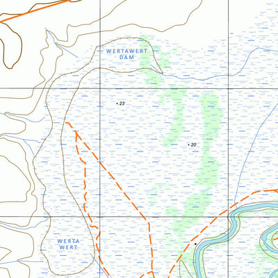 nswtopo 7030-2-S CHOWILLA SOUTH digital map
