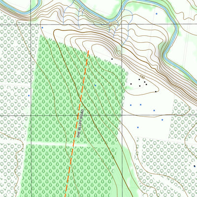 nswtopo 7122-1-S CASTERTON SOUTH digital map